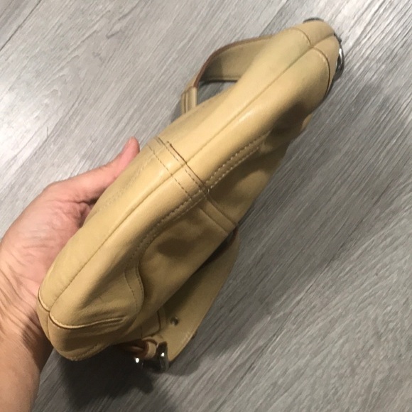 Coach Tan Boho Hobo Leather Shoulder Bag - Picture 8 of 11